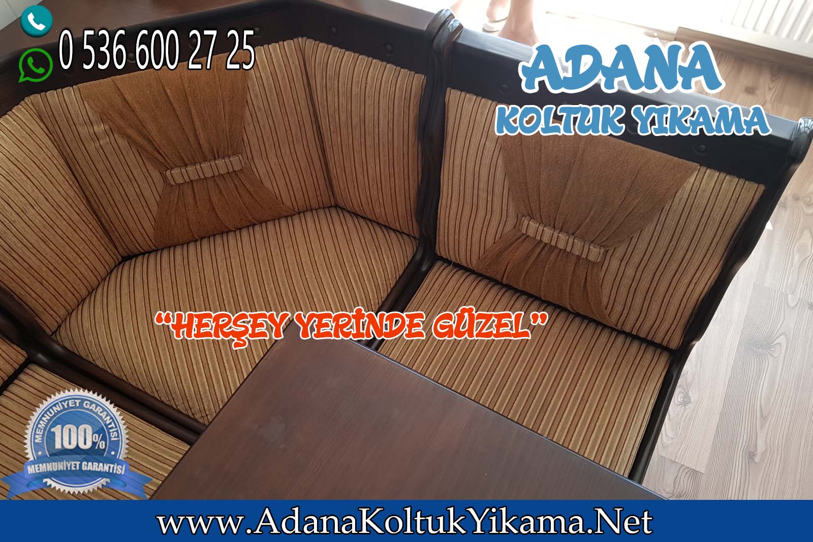 Adana Seyhan Muftak Köşe Takımı Yıkama ( 2000 Evler )