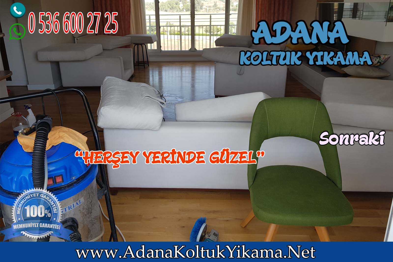 Adana 100 üncü Yıl Koltuk Yıkama