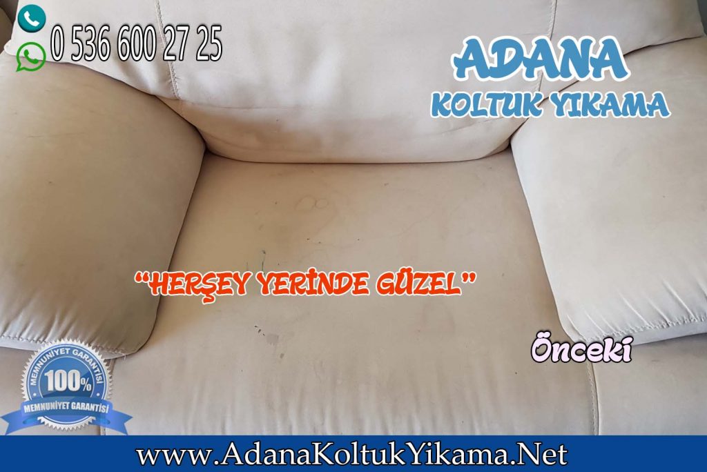 Adana Yüreğir Koltuk Yıkama