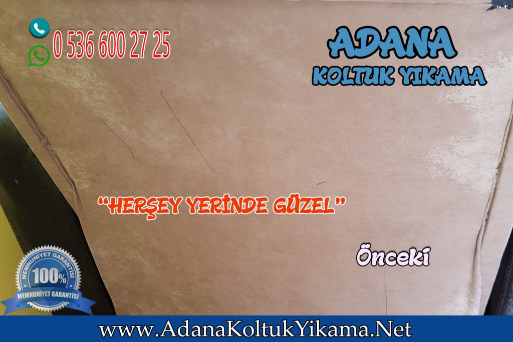 Adana Yüreğir Koltuk Yıkama