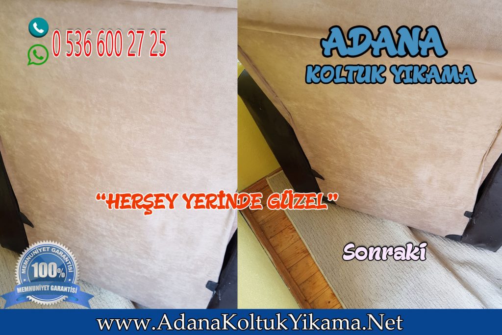 Adana Yüreğir Koltuk Yıkama